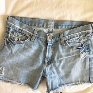 7 for all mankind shorts